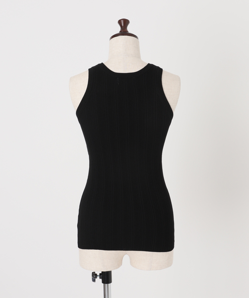 ADAWAS(アダワズ)の「《NOBLE別注》【洗える】ADAWAS/アダワズ RANDOM RIB TANK TOP(タンクトップ・レディース・ブラック/モカ・FREE)」の17枚目の写真