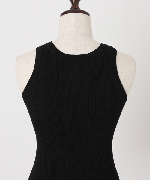 ADAWAS(アダワズ)の「《NOBLE別注》【洗える】ADAWAS/アダワズ RANDOM RIB TANK TOP(タンクトップ・レディース・ブラック/モカ・FREE)」の20枚目の写真