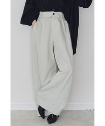 FMiBL（ファミル）の「ターンバックウエストワイドパンツ（その他パンツ）」