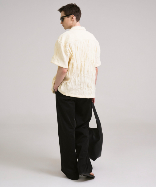 SSIN AND LEE(シンアンドリー)の「リファインドテーラリングコットンパンツブラック(その他パンツ・メンズ・その他・MEDIUM/LARGE)」の4枚目の写真