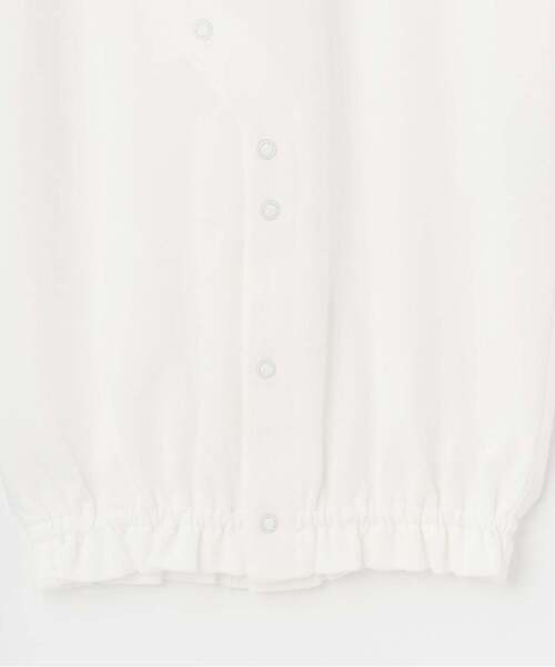 sense of wonder(センスオブワンダー)の「リバティウサクマアップリケ2WAYオール(ロンパース・キッズ・ホワイト系/ピンク・50-70cm)」の9枚目の写真