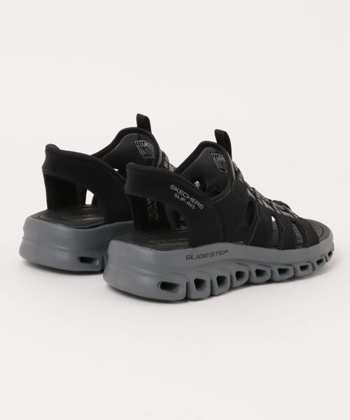SKECHERS(スケッチャーズ)の「【SKECHERS】GLIDE STEP SANDAL(サンダル・メンズ・チャコール/ブラック×グレー・28.0cm/27.0cm/26.0cm/25.0cm)」の3枚目の写真