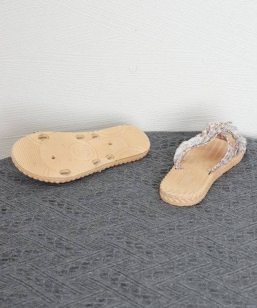 Miniministore（ミニミニストア）の「ビーチサンダル スリッパサンダル 夏海（サンダル・レディース・ブラック/ミント/アイボリー・S/M/L）」の9枚目の写真