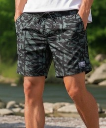 RIP CURL（リップカール）の「【RIPCURL（リップカール）】メンズボードショーツ/水陸両用 ウエストゴム バギーショーツ サーフトランクス リサイクル素材 メッシュポケット アブストラクト柄 速乾 春夏（水着）」