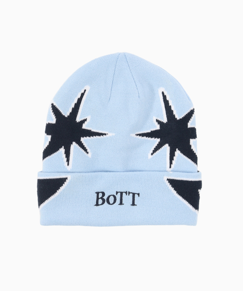 BOTT（ボット）の「BoTT / ボット BIG B LOGO BEANIE（ニットキャップ/ビーニー・メンズ・ブルー系その他/カーキ/ブラック・FREE）」の13枚目の写真