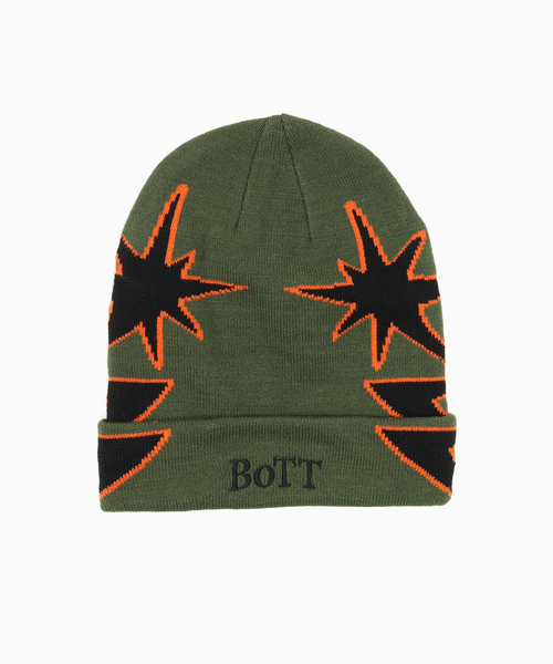BOTT（ボット）の「BoTT / ボット BIG B LOGO BEANIE（ニットキャップ/ビーニー・メンズ・ブルー系その他/カーキ/ブラック・FREE）」の16枚目の写真
