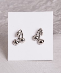 Peony | 【Peony/ピオニー】ぷっくりチェリーモチーフピアス(ピアス（両耳用）)