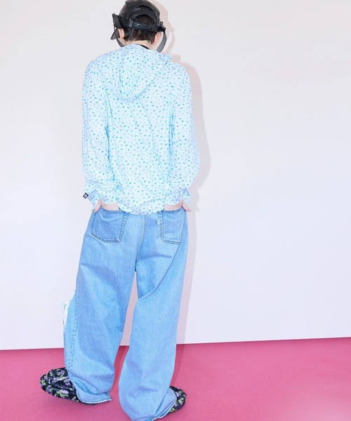 Little sunny bite(リトルサニーバイト)の「littlesunnybite/リトルサニーバイト/floral light hoodie(パーカー・レディース・ホワイト/ピンク/その他18・M/S)」の12枚目の写真
