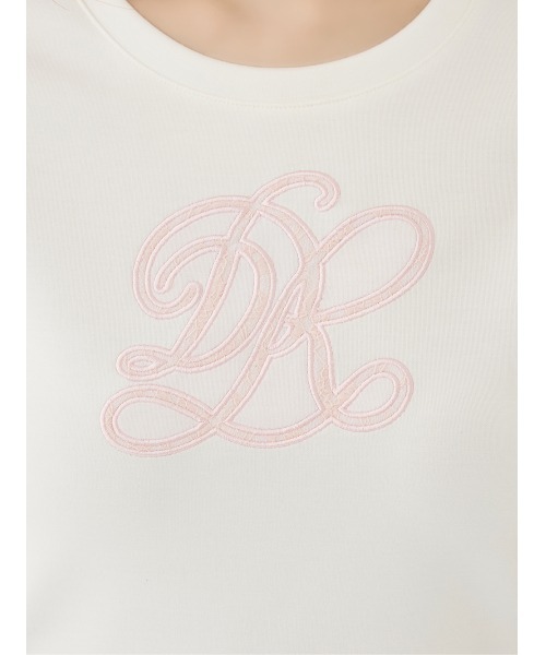 Darich(ダーリッチ)の「シグネチャーDRレースロゴカットトップス(Tシャツ/カットソー・レディース・ピンク/ホワイト/ブラック・FREE)」の13枚目の写真