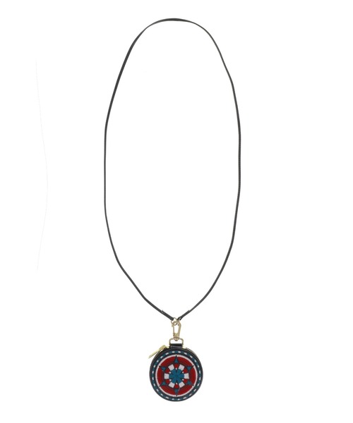 blackmeans(ブラックミーンズ)の「SHOULDER CIRCLE COIN CASE(コインケース・メンズ・レッド/ブルー/ブラック・OS)」の2枚目の写真