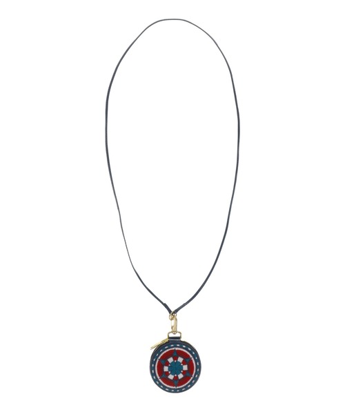 blackmeans(ブラックミーンズ)の「SHOULDER CIRCLE COIN CASE(コインケース・メンズ・レッド/ブルー/ブラック・OS)」の4枚目の写真