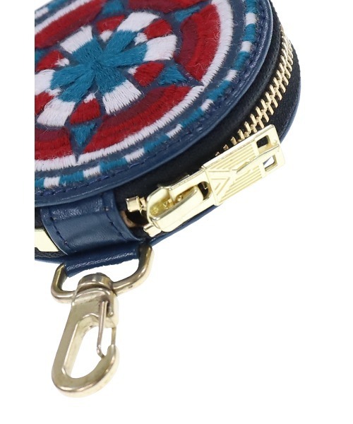 blackmeans(ブラックミーンズ)の「SHOULDER CIRCLE COIN CASE(コインケース・メンズ・レッド/ブルー/ブラック・OS)」の6枚目の写真