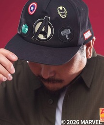 SAKAZEN（サカゼン）の「「MARVEL」 キャップ ユニセックス「アベンジャーズ」ベースボールキャップ 「マーベル」 サカゼン80周年記念 オリジナルデザイン（キャップ）」