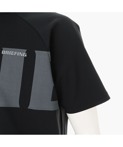 BRIEFING GOLF ブリーフィングゴルフBIG BEAT半袖シャツ Ⓜ BRIEFING GOLF／ブリーフィングゴルフ】MEN'S BIG BEAT HIGHNECK RF
