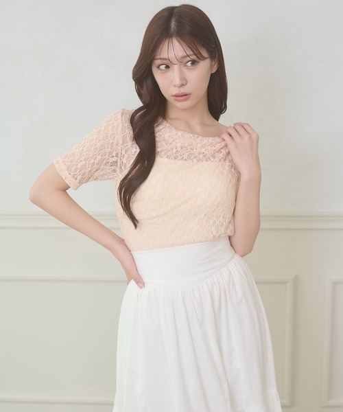 Ambre Neige(アンブルネージュ)の「assortment drape tops / アソートドレープトップス(Tシャツ/カットソー・レディース・ライトブルー/その他/アイボリー/ピンクベージュ・FREE)」の20枚目の写真