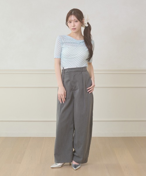 Ambre Neige(アンブルネージュ)の「assortment drape tops / アソートドレープトップス(Tシャツ/カットソー・レディース・ライトブルー/その他/アイボリー/ピンクベージュ・FREE)」の18枚目の写真
