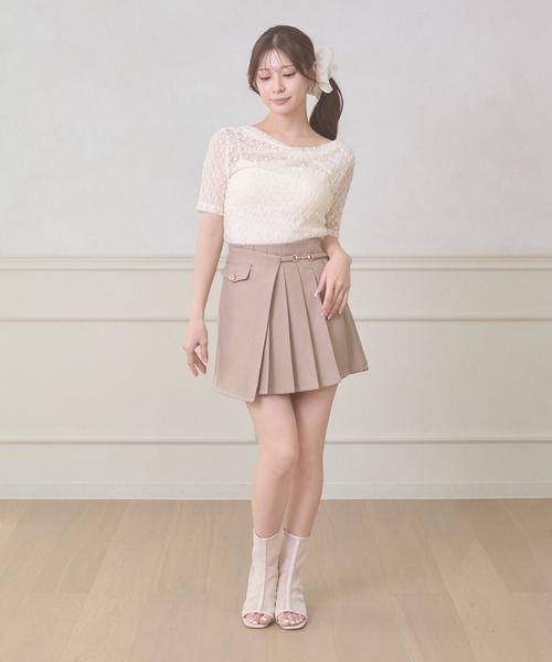 Ambre Neige(アンブルネージュ)の「assortment drape tops / アソートドレープトップス(Tシャツ/カットソー・レディース・ライトブルー/その他/アイボリー/ピンクベージュ・FREE)」の12枚目の写真