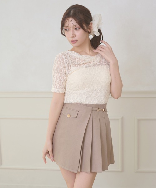Ambre Neige(アンブルネージュ)の「assortment drape tops / アソートドレープトップス(Tシャツ/カットソー・レディース・ライトブルー/その他/アイボリー/ピンクベージュ・FREE)」の7枚目の写真