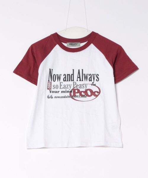 a.p.o.v.(エーピーオービー)の「a.p.o.v. クロップド丈ラグランY2KプリントTシャツ(レディース)(Tシャツ/カットソー・レディース・ブラック/ワイン/ネイビー・ONESIZE)」の6枚目の写真
