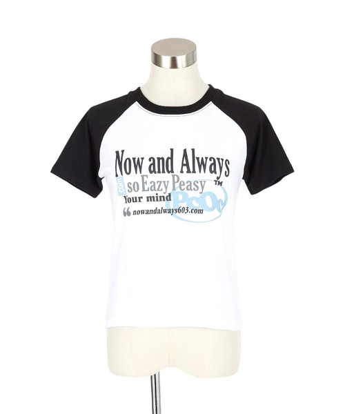 a.p.o.v.(エーピーオービー)の「a.p.o.v. クロップド丈ラグランY2KプリントTシャツ(レディース)(Tシャツ/カットソー・レディース・ブラック/ワイン/ネイビー・ONESIZE)」の15枚目の写真