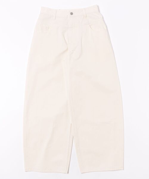 CLANE（クラネ）の「CLANE/クラネ/LOW WAIST BARREL PANTS（その他パンツ・レディース・アイボリー/ブラウン・1）」の17枚目の写真
