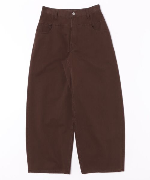 CLANE（クラネ）の「CLANE/クラネ/LOW WAIST BARREL PANTS（その他パンツ・レディース・アイボリー/ブラウン・1）」の18枚目の写真