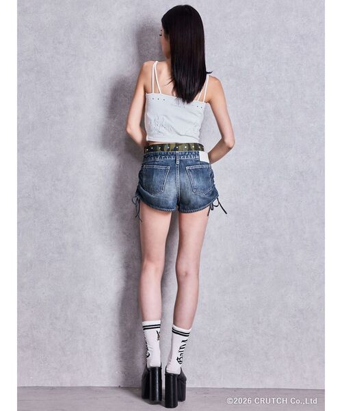 GYDA(ジェイダ)の「H/W camouflage レイヤードライクSPT(デニムパンツ・レディース・ブラック/ブルー・SMALL/MEDIUM)」の20枚目の写真