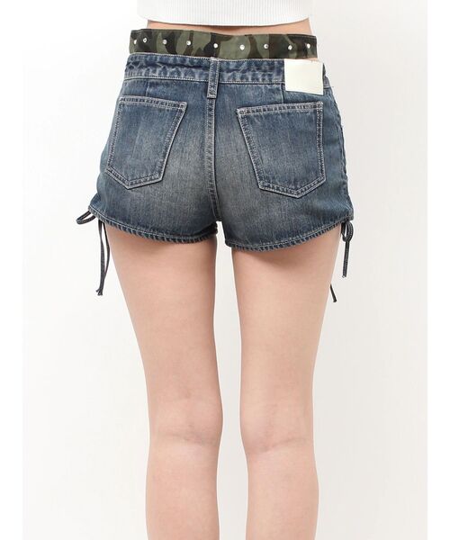 GYDA(ジェイダ)の「H/W camouflage レイヤードライクSPT(デニムパンツ・レディース・ブラック/ブルー・SMALL/MEDIUM)」の11枚目の写真