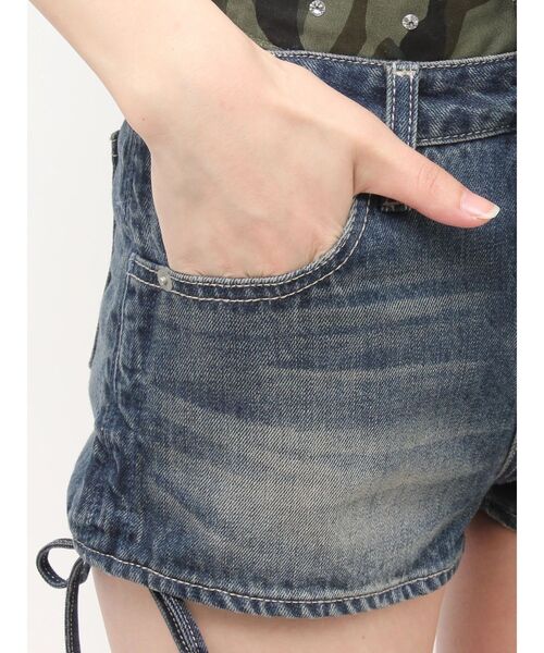 GYDA(ジェイダ)の「H/W camouflage レイヤードライクSPT(デニムパンツ・レディース・ブラック/ブルー・SMALL/MEDIUM)」の8枚目の写真