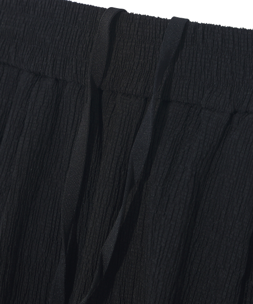 SIGNIFICANT(シグニフィカント)の「プリーツツーピンタックバンディングパンツ LQ2PU400_BLACK(その他パンツ・メンズ・その他・28/30/32/34)」の3枚目の写真