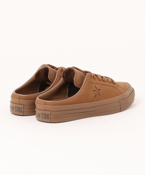 CONVERSE(コンバース)の「【CONVERSE】コンバース ONE STAR SUEDE MULE(ワンスター スエード ミュール)(スニーカー・レディース・ブラウン/オフホワイト/ブラック×ブラック・4.5/5/5.5/4)」の4枚目の写真
