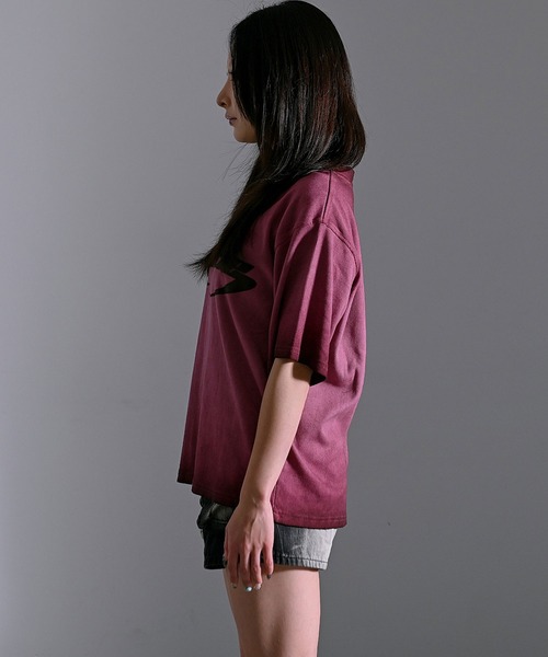 SILVER BULLET(シルバーバレット)の「『SILVER BULLET SELECT AP/シルバーバレットセレクト』スプレー加工テレコTEE【Z】(Tシャツ/カットソー・メンズ・チャコール/ピンク/ホワイト・L/M)」の13枚目の写真