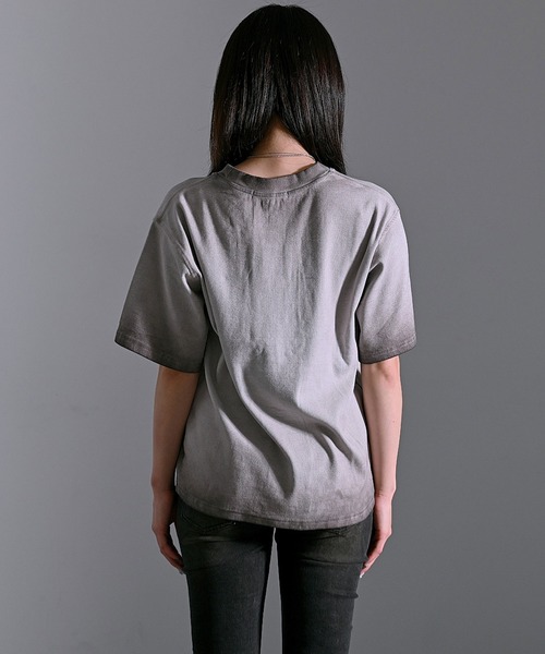 SILVER BULLET(シルバーバレット)の「『SILVER BULLET SELECT AP/シルバーバレットセレクト』スプレー加工テレコTEE【Z】(Tシャツ/カットソー・メンズ・チャコール/ピンク/ホワイト・L/M)」の6枚目の写真