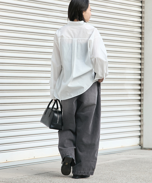 JOURNAL STANDARD(ジャーナルスタンダード)の「《追加2》イージーデニムワイドパンツ(デニムパンツ・レディース・ブラック系その他・36)」の8枚目の写真