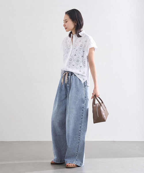 JOURNAL STANDARD(ジャーナルスタンダード)の「《追加2》イージーデニムワイドパンツ(デニムパンツ・レディース・ブラック系その他・36)」の13枚目の写真