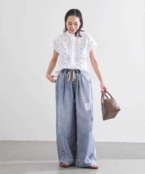 JOURNAL STANDARD(ジャーナルスタンダード)の「《追加2》イージーデニムワイドパンツ(デニムパンツ・レディース・ブラック系その他・36)」の14枚目の写真