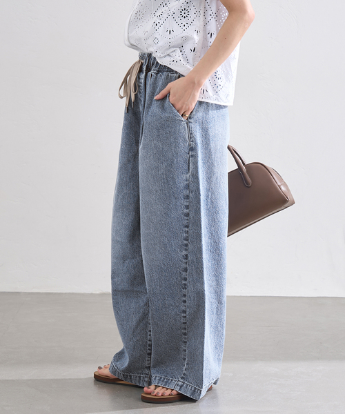JOURNAL STANDARD(ジャーナルスタンダード)の「《追加2》イージーデニムワイドパンツ(デニムパンツ・レディース・ブラック系その他・36)」の16枚目の写真