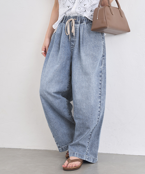 JOURNAL STANDARD(ジャーナルスタンダード)の「《追加2》イージーデニムワイドパンツ(デニムパンツ・レディース・ブラック系その他・36)」の18枚目の写真