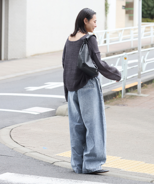 JOURNAL STANDARD(ジャーナルスタンダード)の「《追加2》イージーデニムワイドパンツ(デニムパンツ・レディース・ブラック系その他・36)」の20枚目の写真
