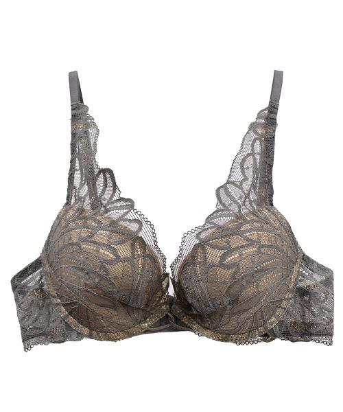ANNEBRA(アンブラ)の「Leo Sonata デコルテレースモールドカップブラジャー(ブラジャー・レディース・ライトブラウン/ダークグレー・C75/C70/B75/B70/G75/G70/F75/F70/E80/E75/E70/D80/D75/D70/C80)」の14枚目の写真