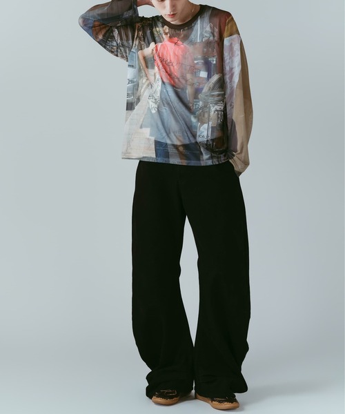 Knuth Marf(クヌースマーフ)の「【Knuth Marf】クヌースマーフ oji sheer long-sleeve tee(Tシャツ/カットソー・レディース・マルチ・FREE)」の11枚目の写真
