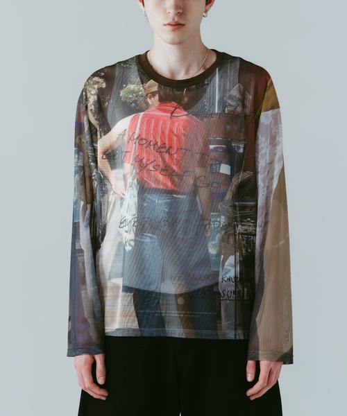 Knuth Marf(クヌースマーフ)の「【Knuth Marf】クヌースマーフ oji sheer long-sleeve tee(Tシャツ/カットソー・レディース・マルチ・FREE)」の8枚目の写真