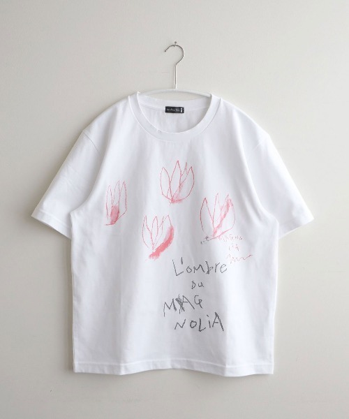 IDEE（イデー）の「［ＩＤＥＥ］ＩＤＥＥ　Ｄｅｓｓｉｎ　Ｔシャツ　マグノリア・シャドウズ（Tシャツ/カットソー・レディース・その他・FREE）」の2枚目の写真
