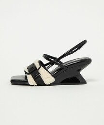 SY UNITED ARROWS | <SY>ボア ウェッジバックベルト サンダル60↑(サンダル)