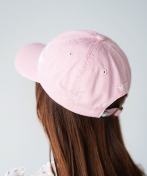 SANSeLF(サンセルフ)の「【SANSeLF】ヴィンテージロゴダメージキャップ saa26s085(キャップ・レディース・グレー/ピンク/ベージュ・FREE)」の12枚目の写真