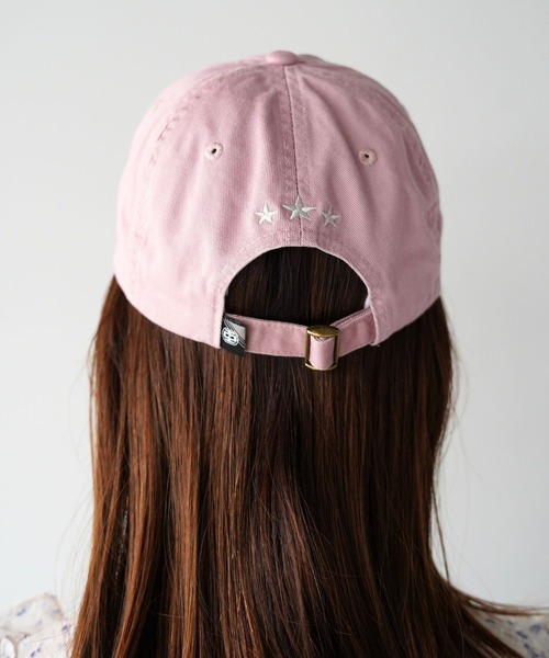 SANSeLF(サンセルフ)の「【SANSeLF】ヴィンテージロゴダメージキャップ saa26s085(キャップ・レディース・グレー/ピンク/ベージュ・FREE)」の13枚目の写真