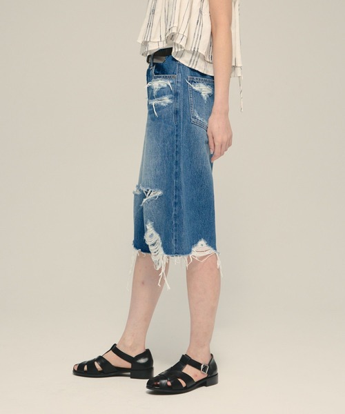 eL(エル)の「【eL】Denim Bermuda Pants/1023737(デニムパンツ・レディース・ピンク系その他/ブルー系その他・FREE)」の14枚目の写真