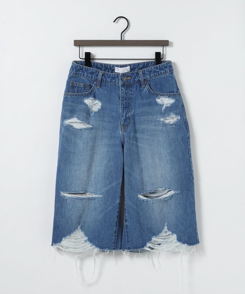 eL(エル)の「【eL】Denim Bermuda Pants/1023737(デニムパンツ・レディース・ピンク系その他/ブルー系その他・FREE)」の8枚目の写真