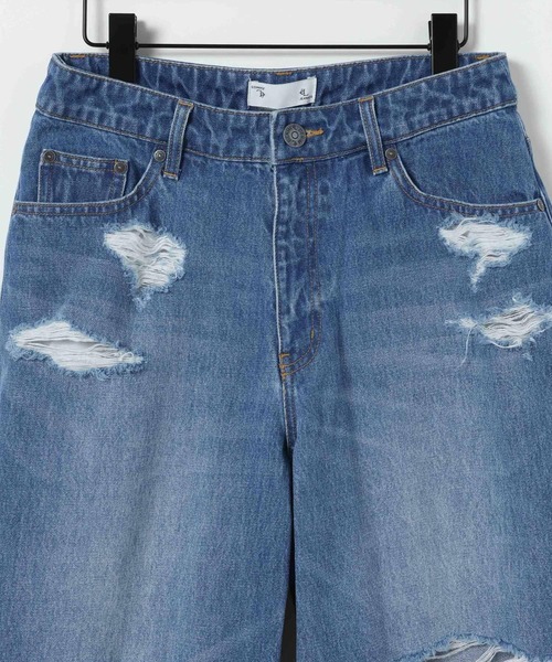 eL(エル)の「【eL】Denim Bermuda Pants/1023737(デニムパンツ・レディース・ピンク系その他/ブルー系その他・FREE)」の11枚目の写真
