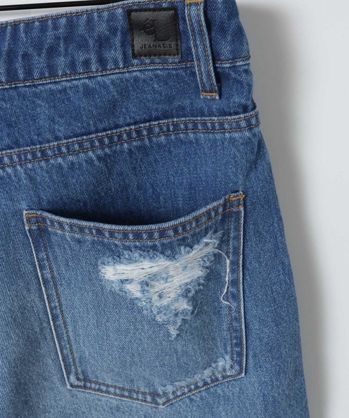 eL(エル)の「【eL】Denim Bermuda Pants/1023737(デニムパンツ・レディース・ピンク系その他/ブルー系その他・FREE)」の4枚目の写真